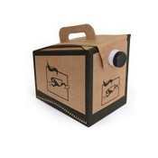 96 oz LBP Beverage On The Go Travel Coffee Cup - Insulated Take Out Container with Kraft Paper Print - Perfect for Running, Commuting & Outdoor Activities (25/Case)