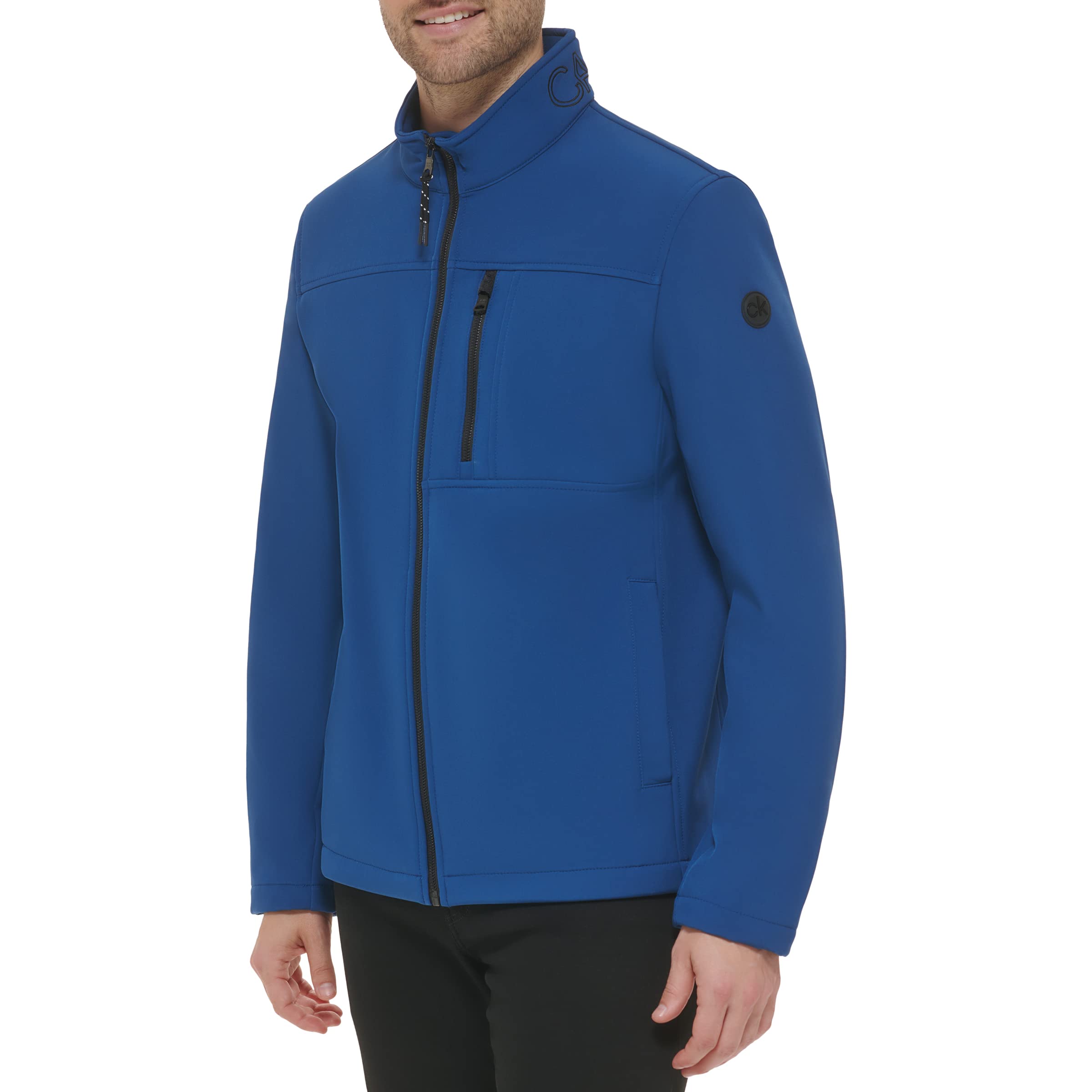 Calvin Klein Men's Water Resistant Windbreaker Jacket - Lightweight Outdoor Jacket for Standard & Big & Tall Sizes | Perfect for Hiking, Running & Casual Wear