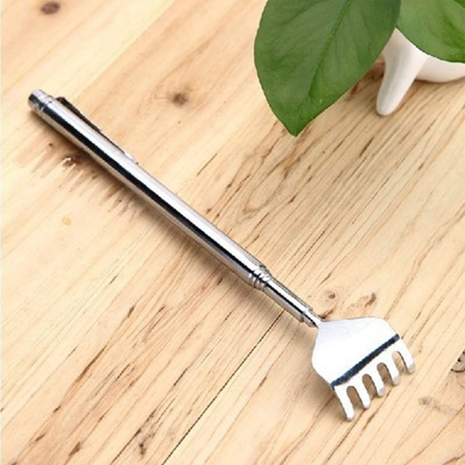 Stainless Steel Telescoping Back Scratcher - Adjustable Itch Relief Tool for Men & Women | Portable Massage Aid for Home, Office & Travel | Perfect for Hard-to-Reach Spots