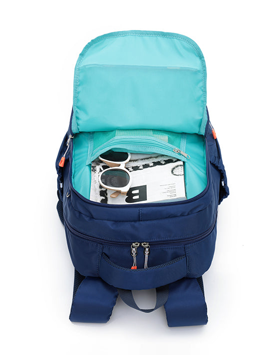 Tosca TCA972 Kids Backpack for School, Travel & Daily Use - Navy Blue Waterproof Lightweight Bookbag for Boys & Girls - Perfect for Kindergarten, Elementary & Outdoor Adventures