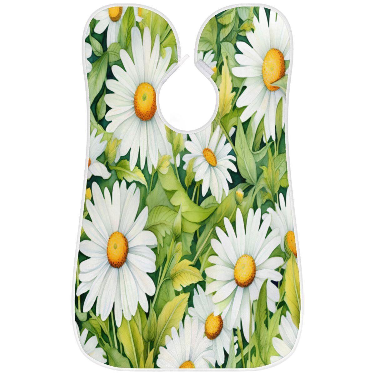 Floral Daisy Beard Shaving Bib for Men - Waterproof Barber Apron for Haircuts, Dyeing & Grooming | Sink Hair Catcher & Beard Trimming Accessory - Perfect for Home Salon, Barber Shops & DIY Grooming