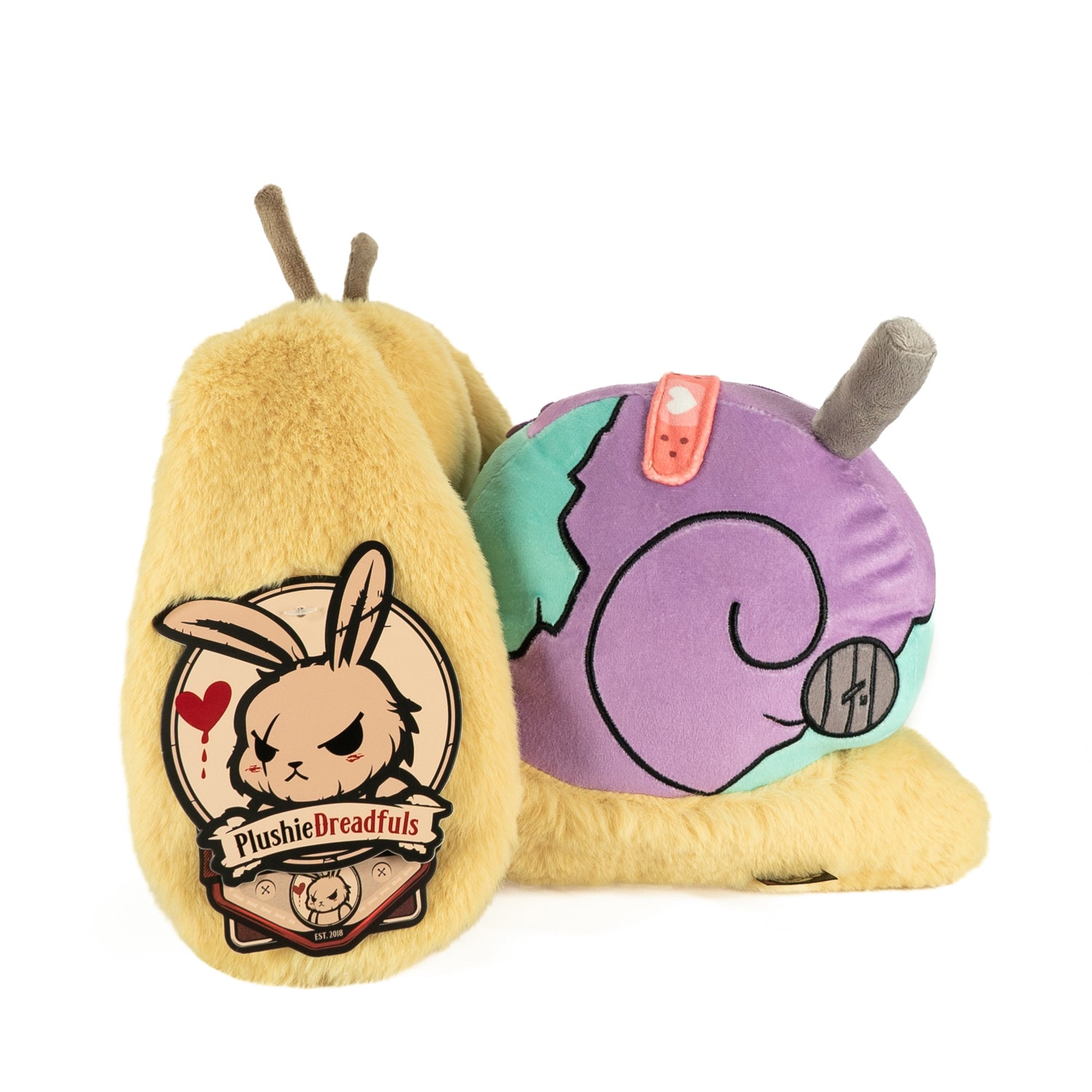 Plushie Dreadfuls Snailful Snails Homer Plush Stuffed Animal Toy - Cute Soft Snail Plush for Kids, Collectors & Home Decor | Perfect Gift for Animal Lovers & Anime Fans