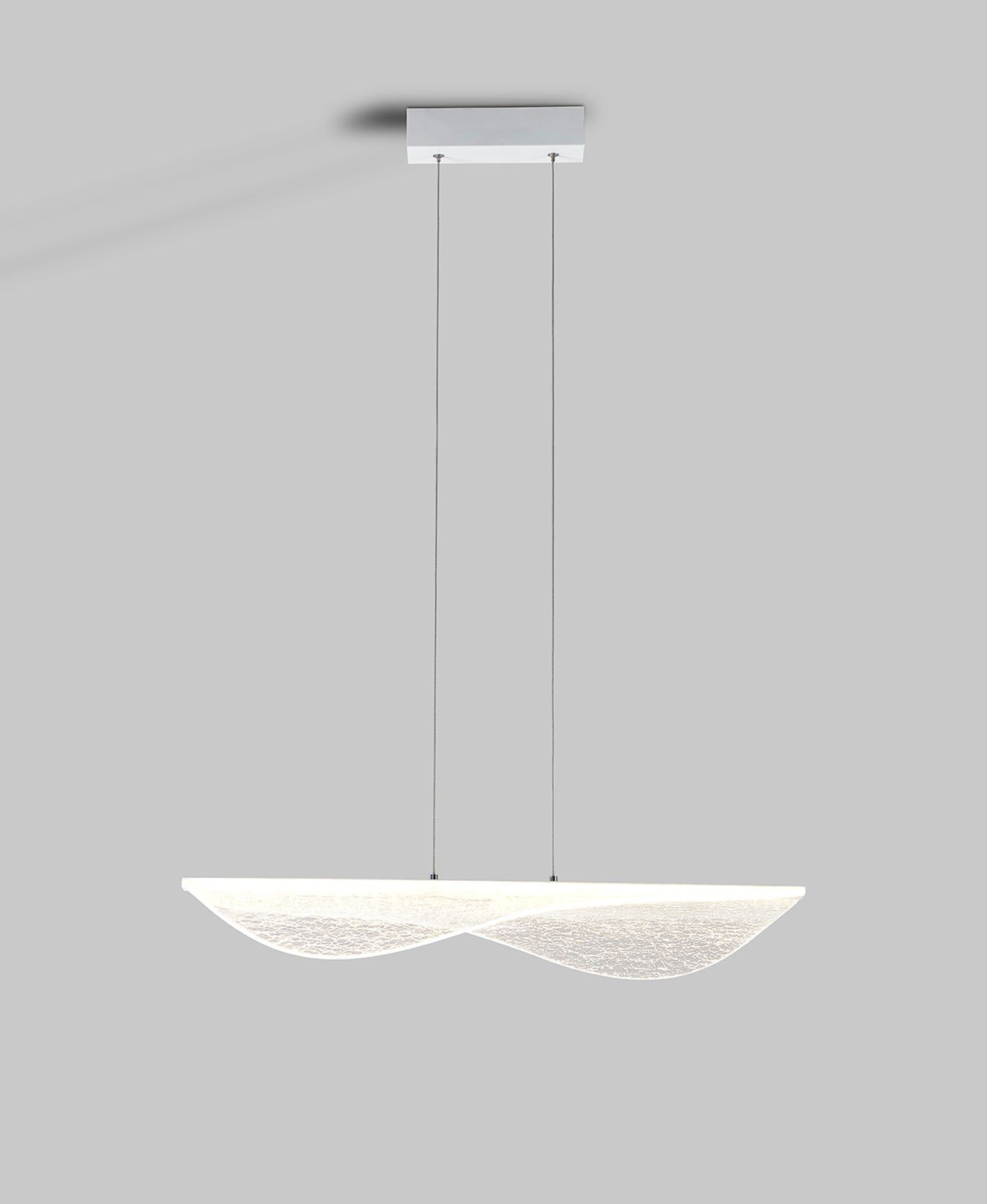 Bianca Medium/Large LED Kitchen Island Pendant Light - White Finish for Modern Dining Room & Kitchen Lighting