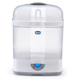 Chicco 3-in-1 Modular Baby Bottle Sterilizer | UV & Steam Sterilization for Pacifiers, Toys & Feeding Accessories | Perfect for Nursery, Travel & Daycare Use