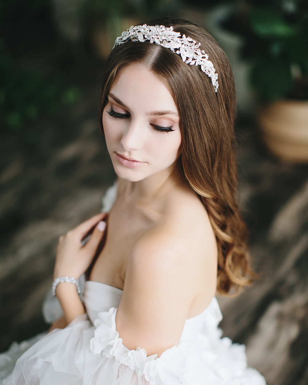Georgia Crystal Headband - Elegant Rhinestone Hair Accessory for Women & Girls | Perfect for Weddings, Parties, Prom & Special Occasions
