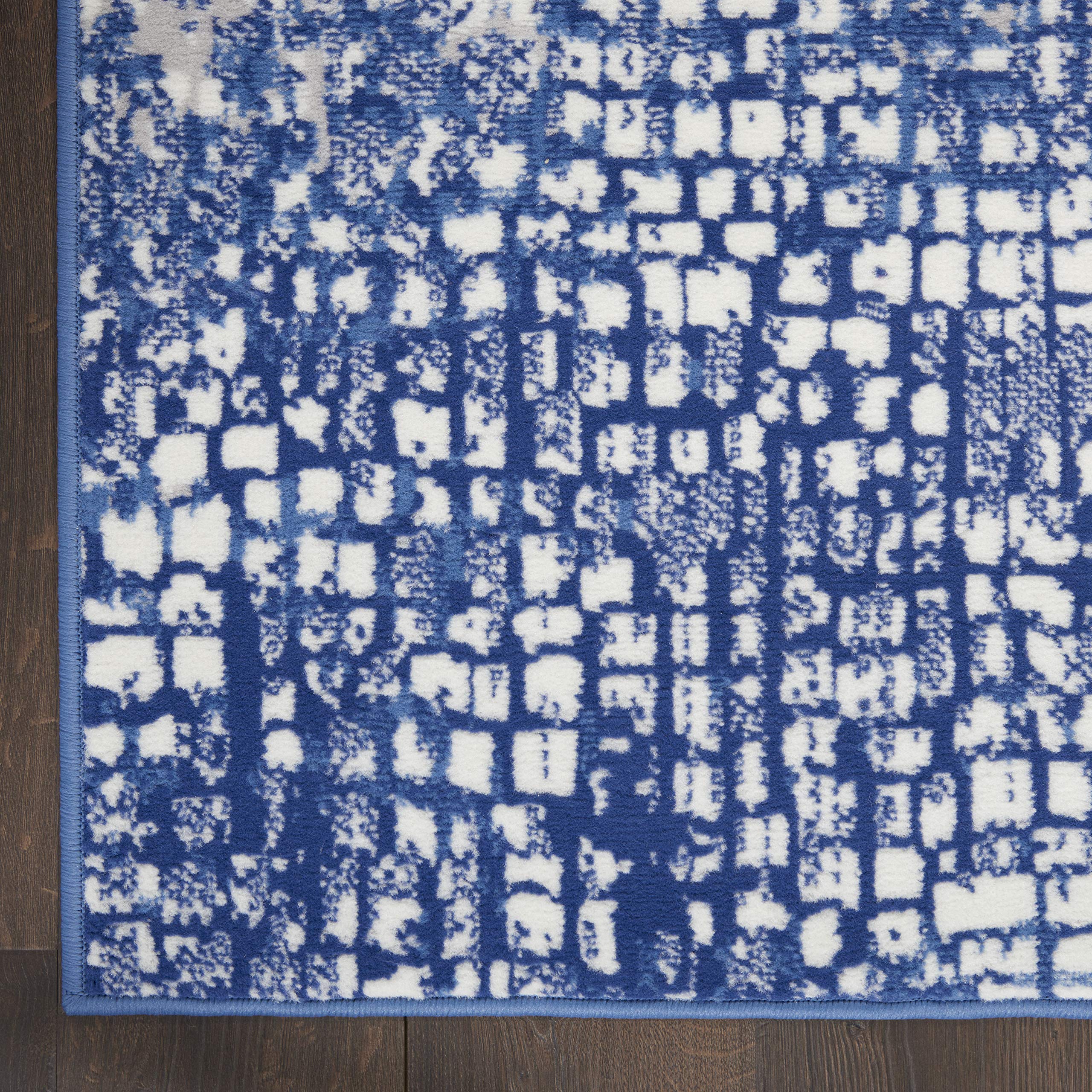 Nourison Whimsicle Abstract Ivory Navy 8'4