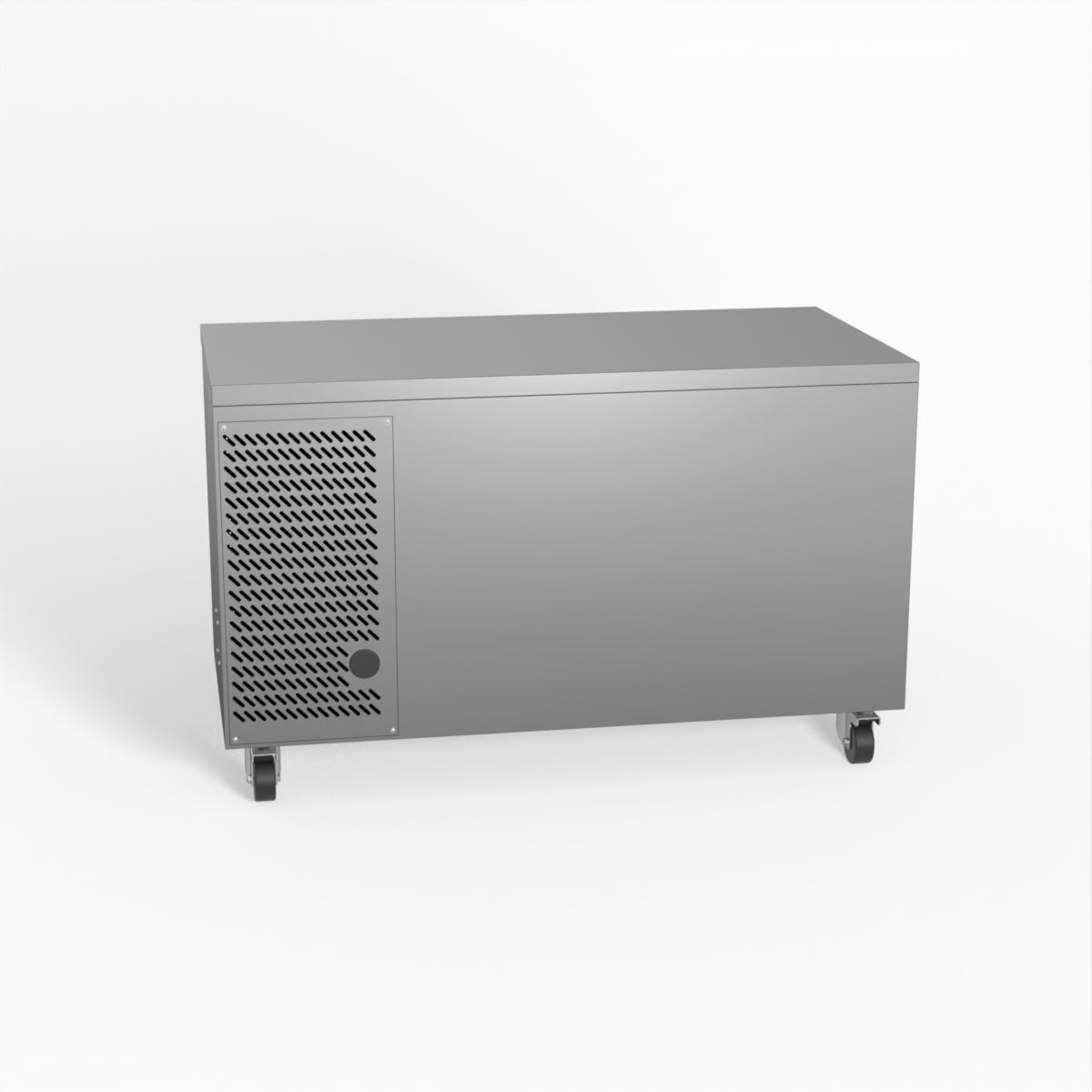 AG 2-Door Commercial Worktop Refrigerator - 700mm Depth Under Counter Fridge for Restaurants, Bars & Kitchens | Energy Efficient Stainless Steel Freezer