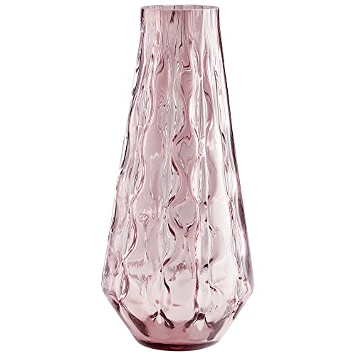Cyan Design 11076 Geneva 18 Inch Large Blush Vase - Elegant Home Decor for Living Room, Dining Table, Wedding Centerpiece & Floral Arrangements
