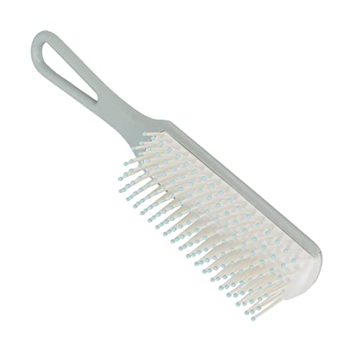Vented Hair Brush with Comb Teeth - Lightweight Ergonomic Massage Brush for Salon & Home Use - Detangles & Stimulates Scalp (Green) - Perfect for Styling, Blow Drying & Scalp Care