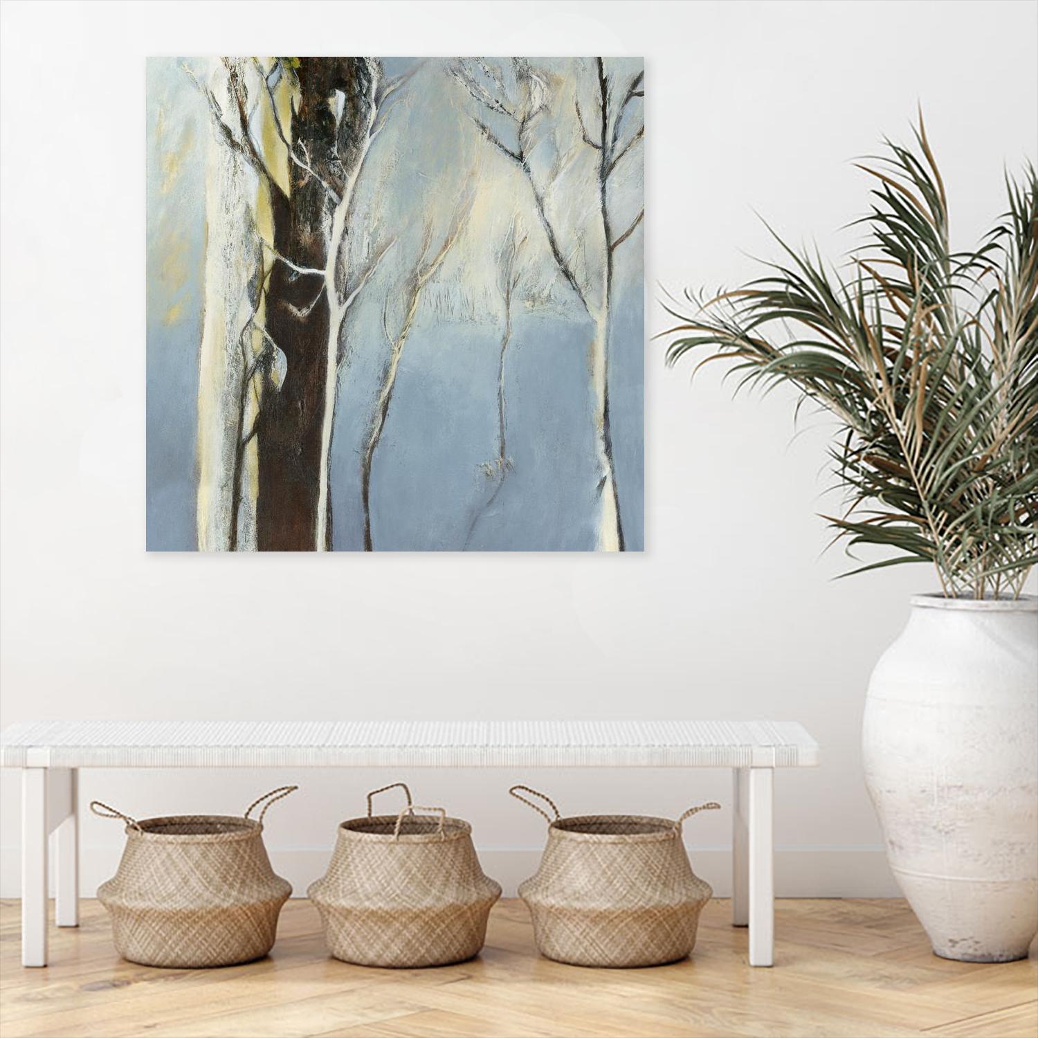 Contemporary Forest 2 - Modern Wall Art Canvas Print for Home & Office Decor | Perfect for Living Room, Bedroom, or Office Space