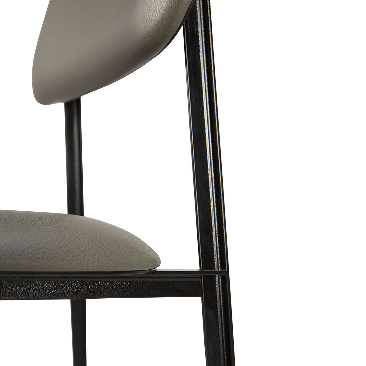 Premium DC Leather Dining Chair - Modern PU Leather Upholstered Seat with Sturdy Metal Legs - Perfect for Kitchen, Dining Room, and Home Office Use