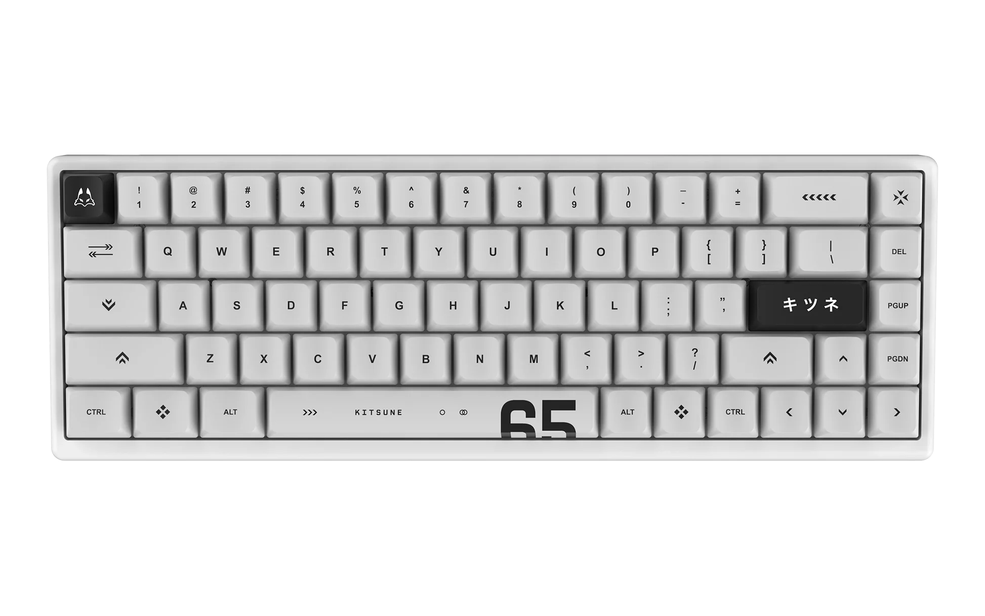 Arbiter Studio KITSUNE Polar 65 PRO Hall Effect Magnetic Gaming Keyboard - 65% Compact Mechanical Keyboard with Hot-Swappable Switches for PC, Mac, Typing & Esports Gaming