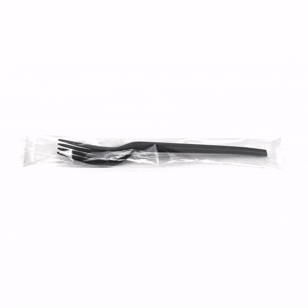 Eco-Friendly Black CPLA Plastic Forks - 250 Count, Heat Resistant, Compostable Cutlery for Parties, Picnics & Catering | 6.5 Inch Disposable Forks
