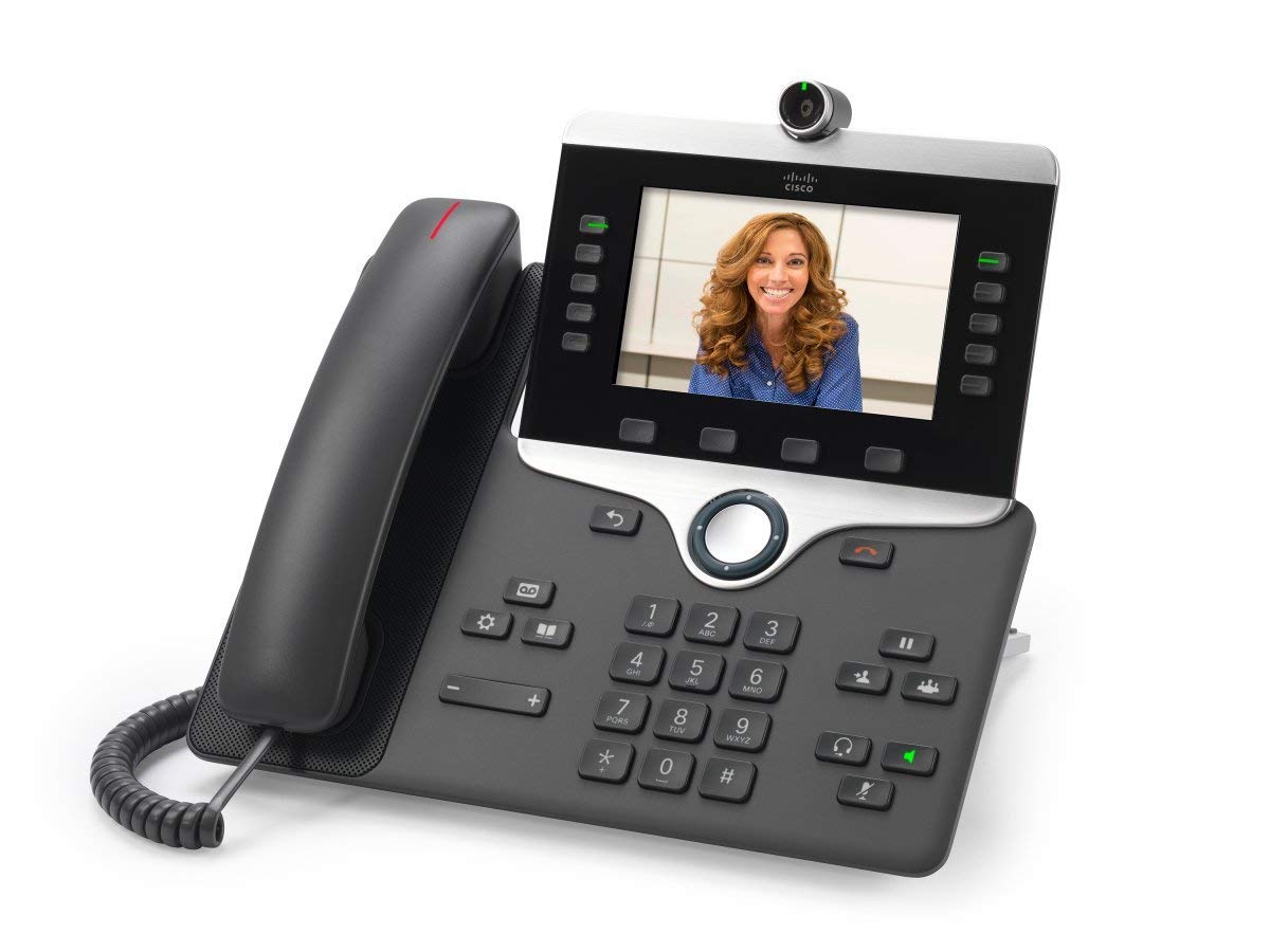 Cisco CP-8845-3PCC-K9 5-Line Multi-Platform IP Video Conference Phone - Refurbished (Power Adapter Sold Separately) for Office, Remote Work & Business Communications