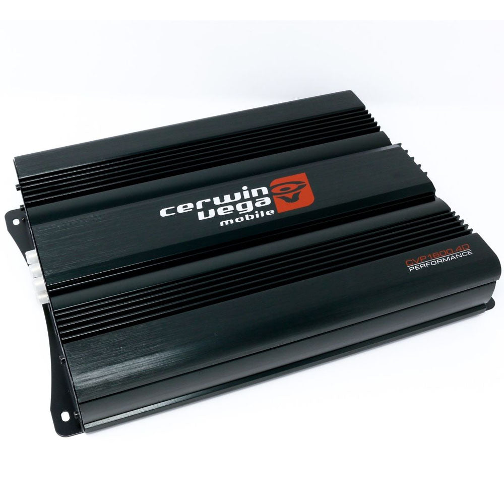 Cerwin Vega CVP1600.4D 4-Channel Class D Car Amplifier 800W RMS Power - Refurbished - Perfect for Car Audio Systems & Bass Boost Upgrades