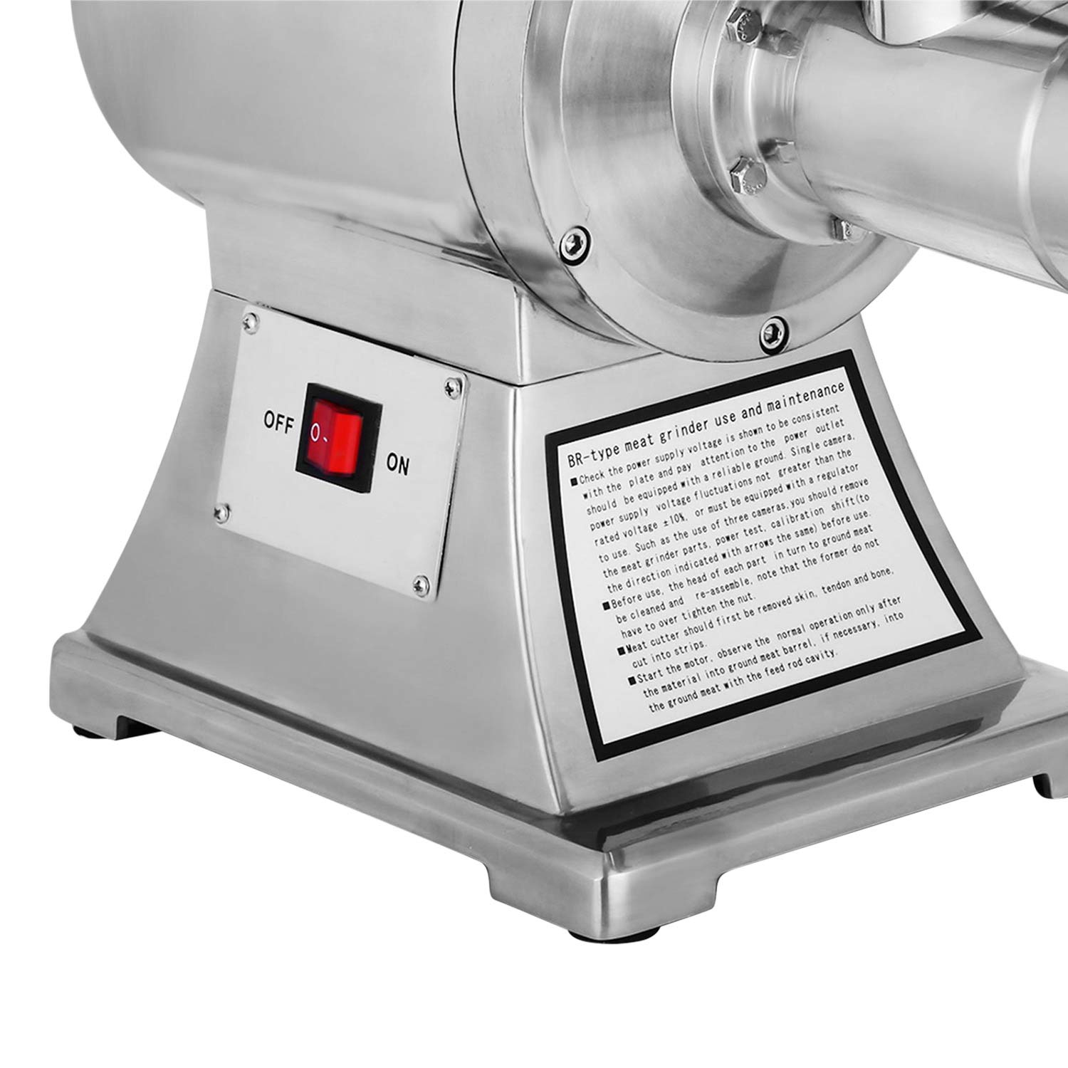 Electric Meat Grinder 110V - 550 lbs/Hour Heavy Duty Commercial Meat Mincer & Chopper for Beef, Pork, Poultry - Perfect for Butcher Shops, Home Kitchens & Food Processing