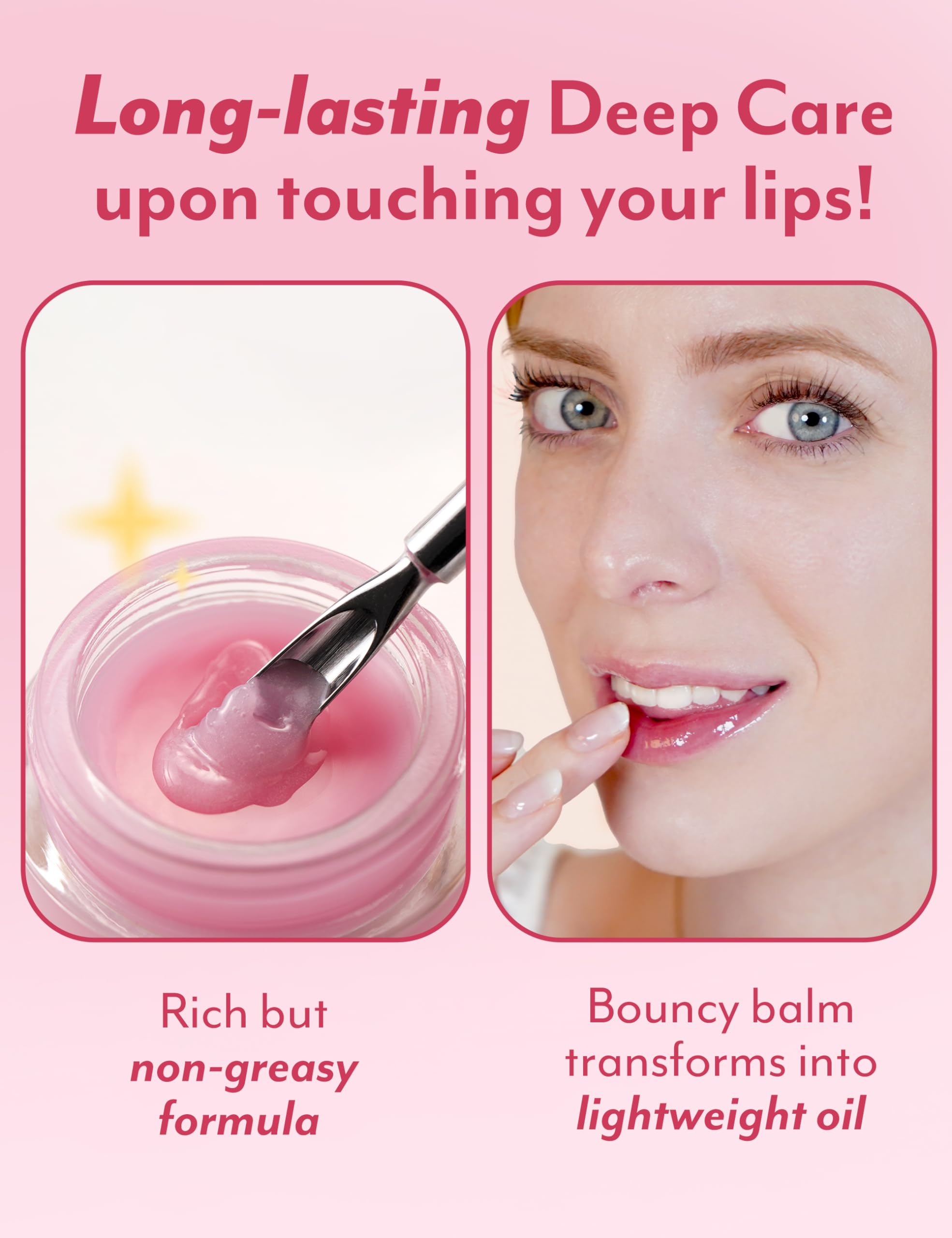 SelfBeauty Lip Mask with Kakadu Plum & Vitamin C - Vegan Lip Balm for Daily Moisturizing & Overnight Hydration, Intensive Lip Repair Treatment with Exfoliating Scrub (0.51 fl.oz) - Perfect for Dry Lips, Night Care & Pre-Makeup Prep