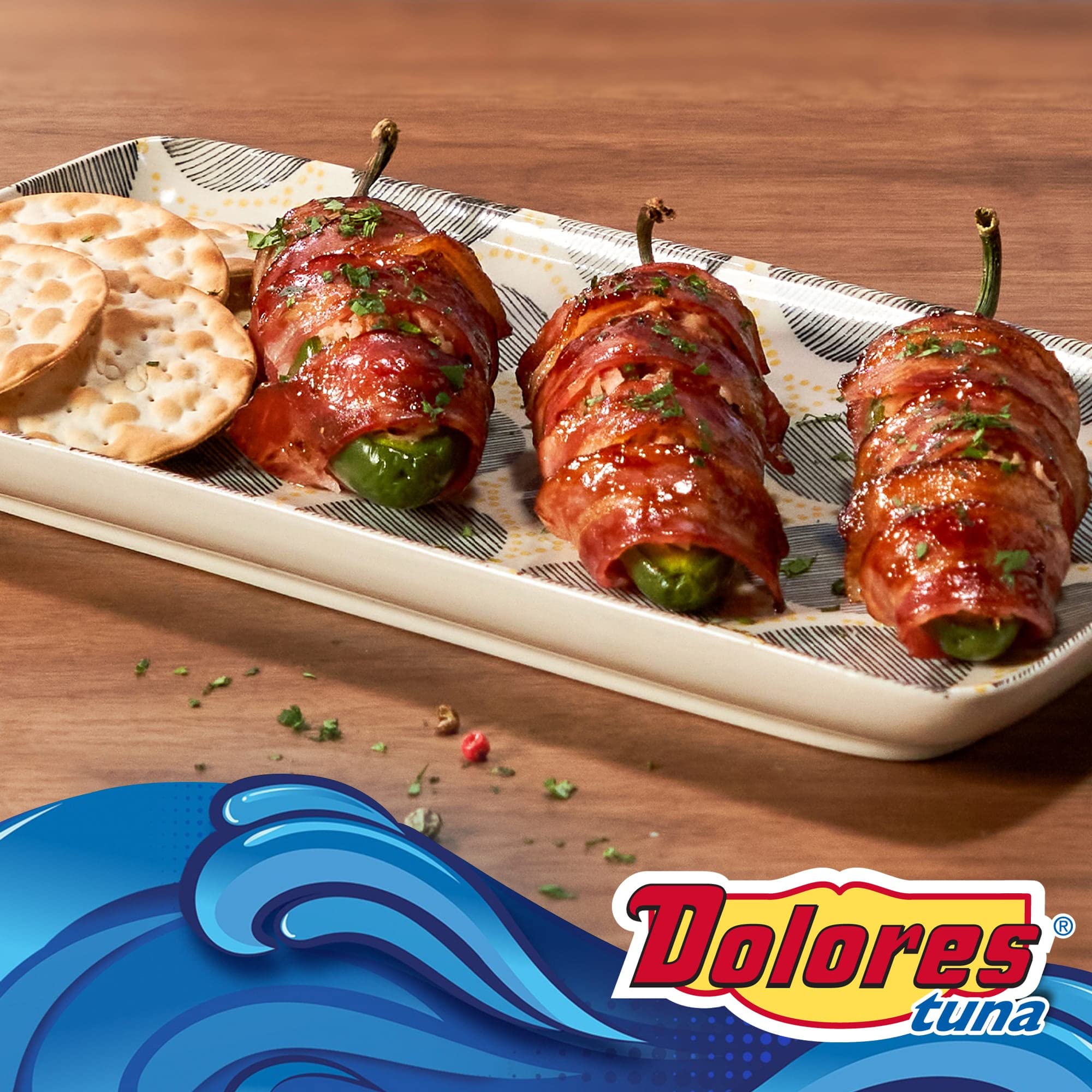 Premium Dolores Yellow Fin Tuna with Jalapenos - 5 oz Can, High Protein Keto & Paleo Snack - Perfect for Salads, Sandwiches, and On-the-Go Meals