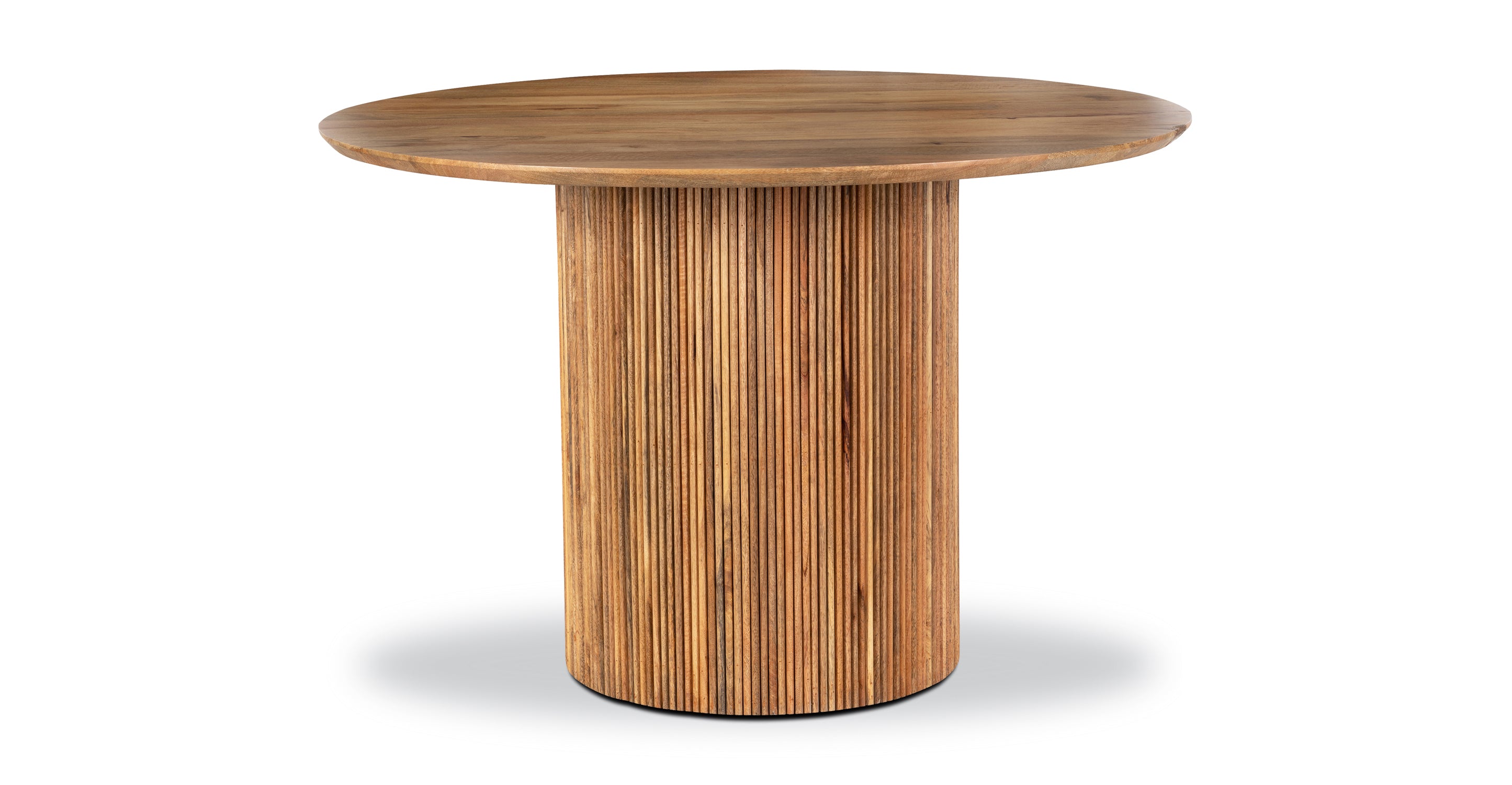 Deja 46-inch Round Dining Table - Modern & Stylish for Small Spaces - Perfect for Breakfast Nook, Kitchen, or Apartment Dining Area