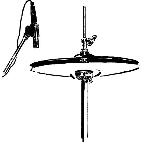 AKG C430 Drum Overhead Miniature Condenser Microphone - Professional Studio Recording for Drums, Percussion & Live Performances