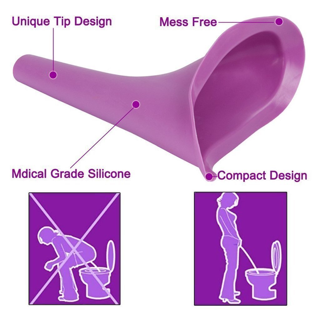 Portable Female Urination Device for Women - Reusable Travel Urinal Funnel for Camping, Hiking & Outdoor Adventures | Compact & Hygienic Toilet Solution