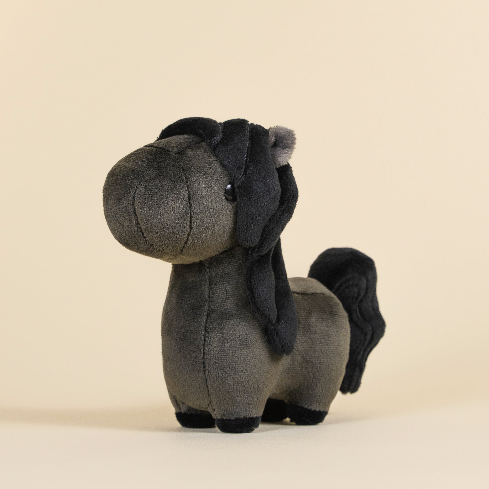 Mini Friesian Horse Toy - Realistic Collectible Figurine for Kids & Adults - Perfect for Playtime, Gifts, and Home Decor