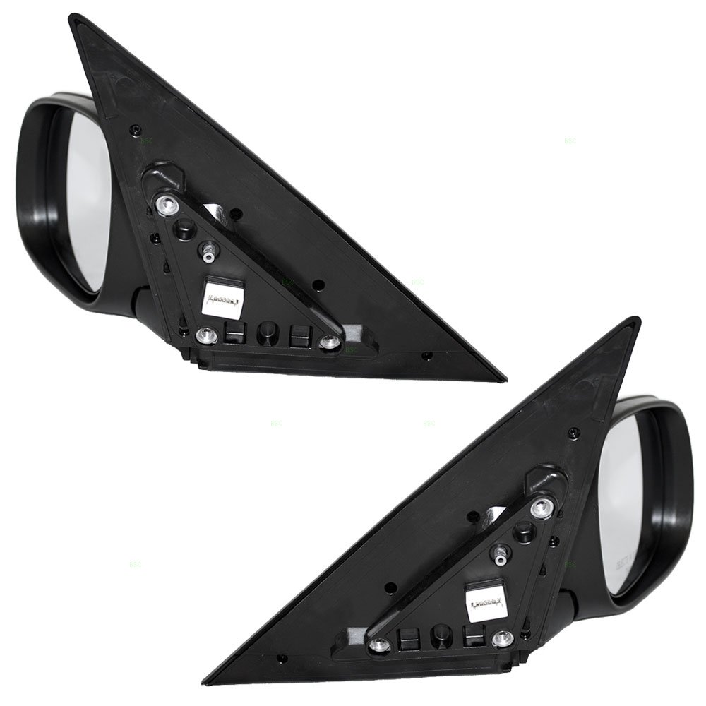 Heated Power Side View Mirrors Replacement Pair Set with Covers for 2014-2019 Kia Soul - Model 87610B2510 & 87620B2510 - Perfect for Winter Driving and Enhanced Visibility