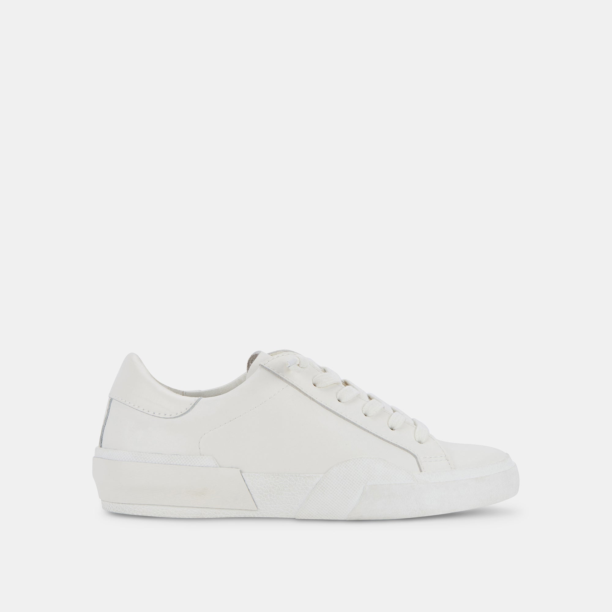 WHITE RECYCLED LEATHER