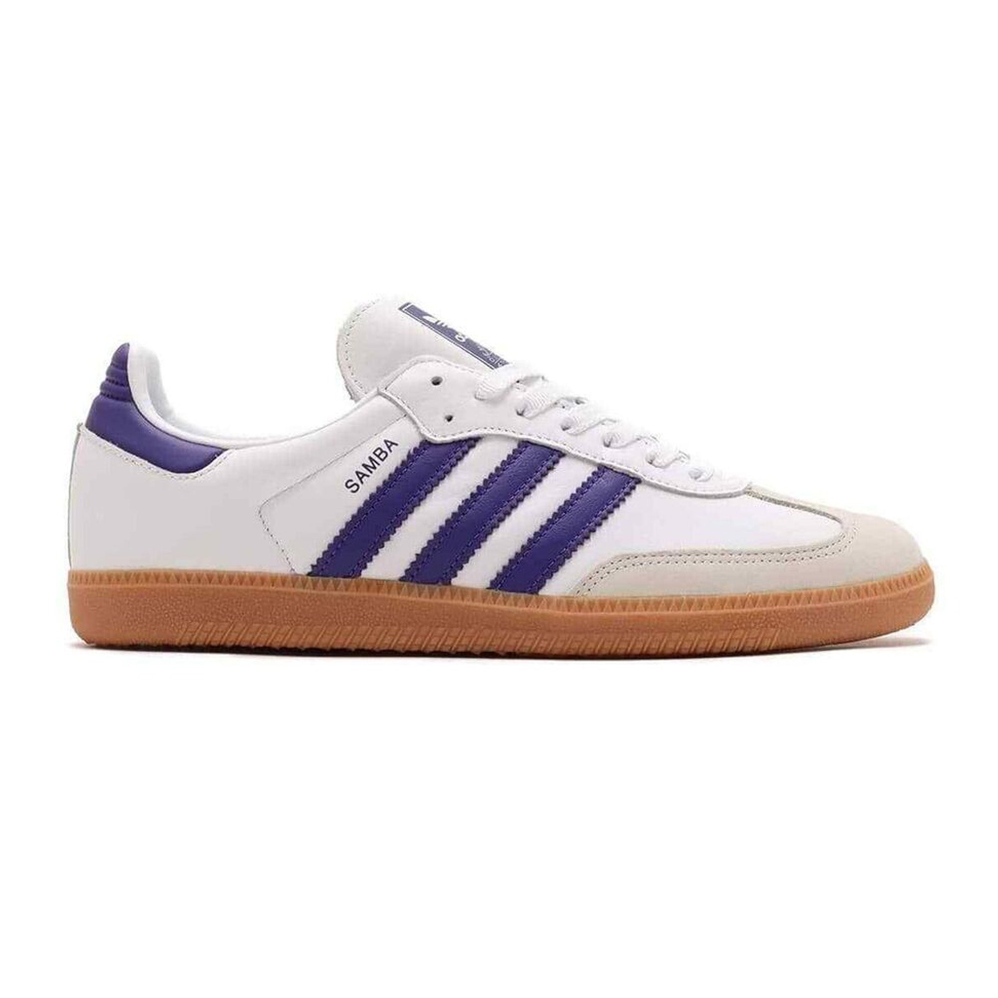 Adidas Samba OG Women's Sneakers - White Energy Ink Gum (2023) | Classic Comfortable Athletic Shoes for Running, Gym & Casual Wear