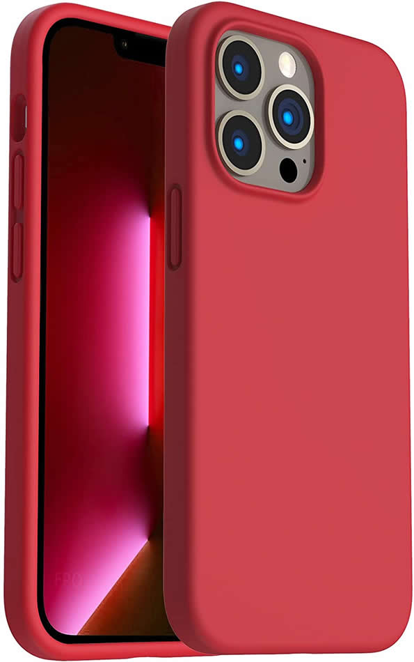 Apple iPhone 13 Silicone Case - Protective Phone Cover with Soft-Touch Finish | Perfect for Everyday Use, Travel & Work