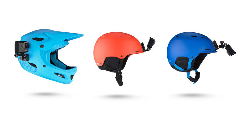 GoPro Helmet Mount - Front and Side Camera Mount for Action Sports | Cycling, Skiing, Motorcycling & Extreme Sports Accessories