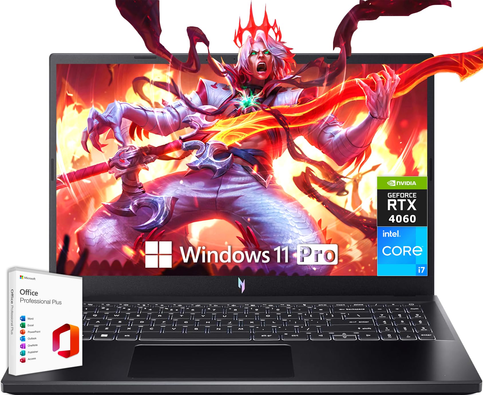Acer Nitro V 15 Gaming Laptop - RTX 4060, i7-13620H, 144Hz Display for Gaming & Streaming