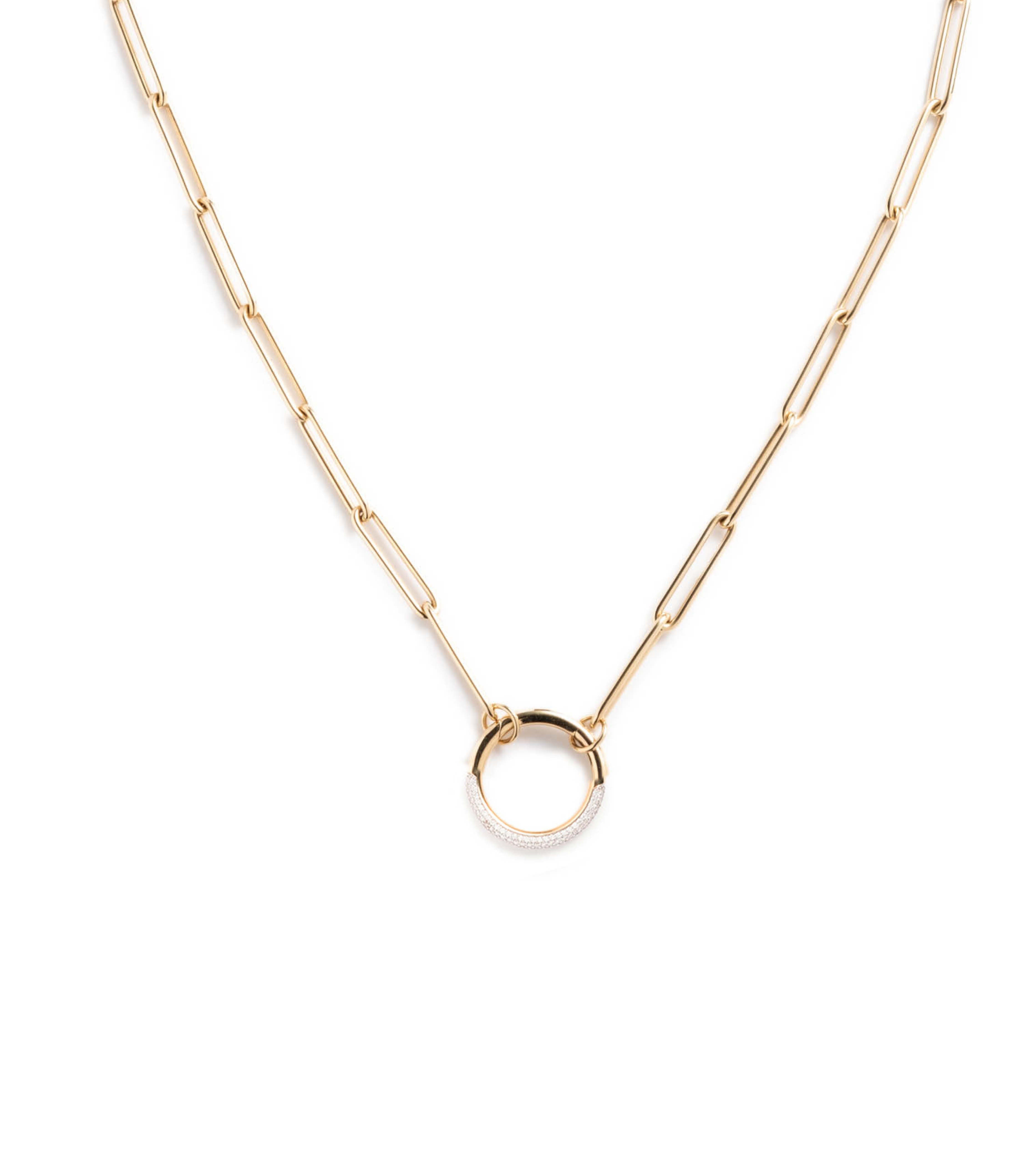 22K Yellow Gold Open Link Chain Necklace - Elegant & Durable Jewelry for Women, Perfect for Parties, Weddings & Everyday Wear
