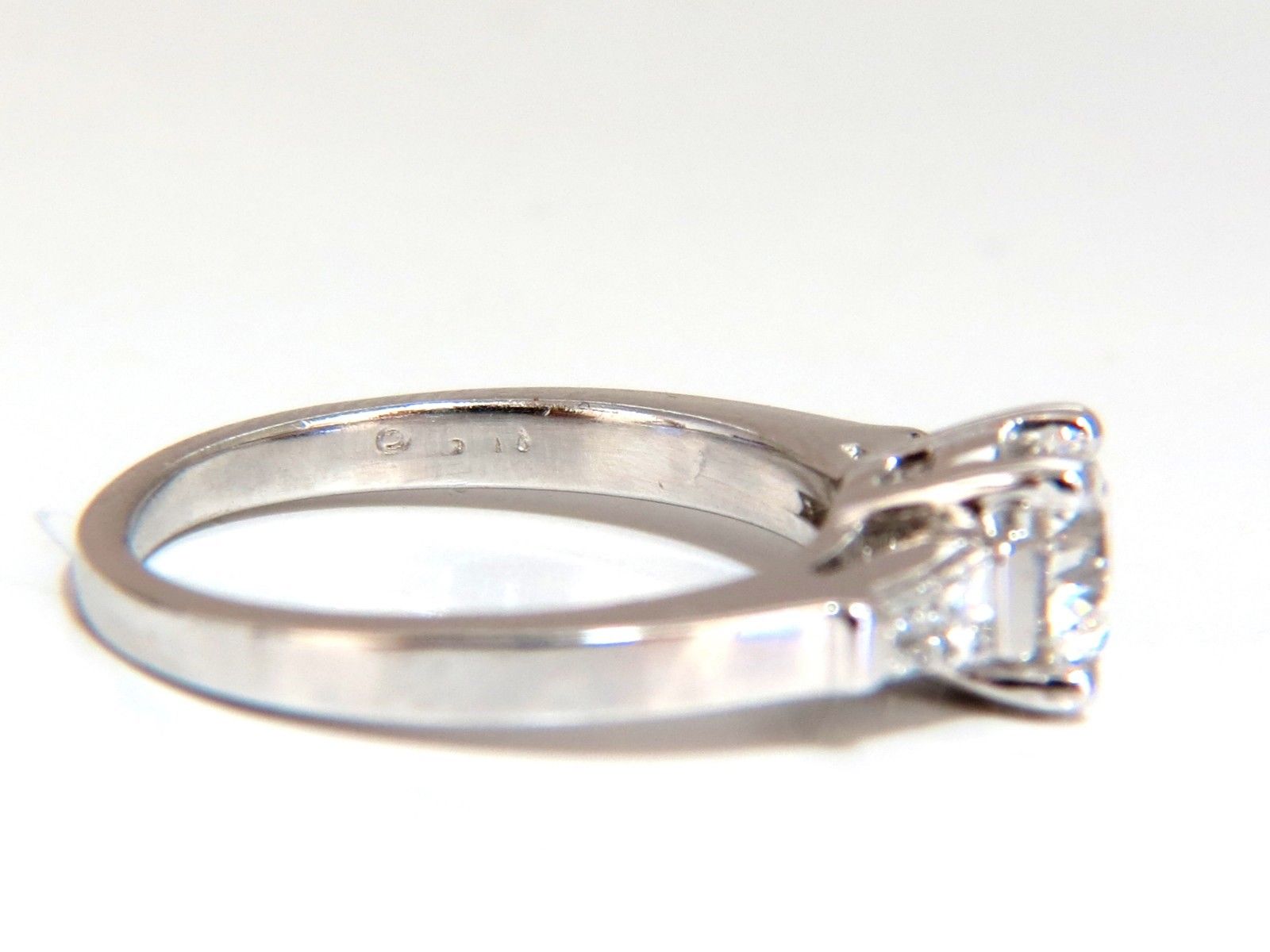 GIA Certified 0.90ct + 0.36ct Round Diamond Engagement Ring in Platinum for Wedding Proposal & Anniversary Gift