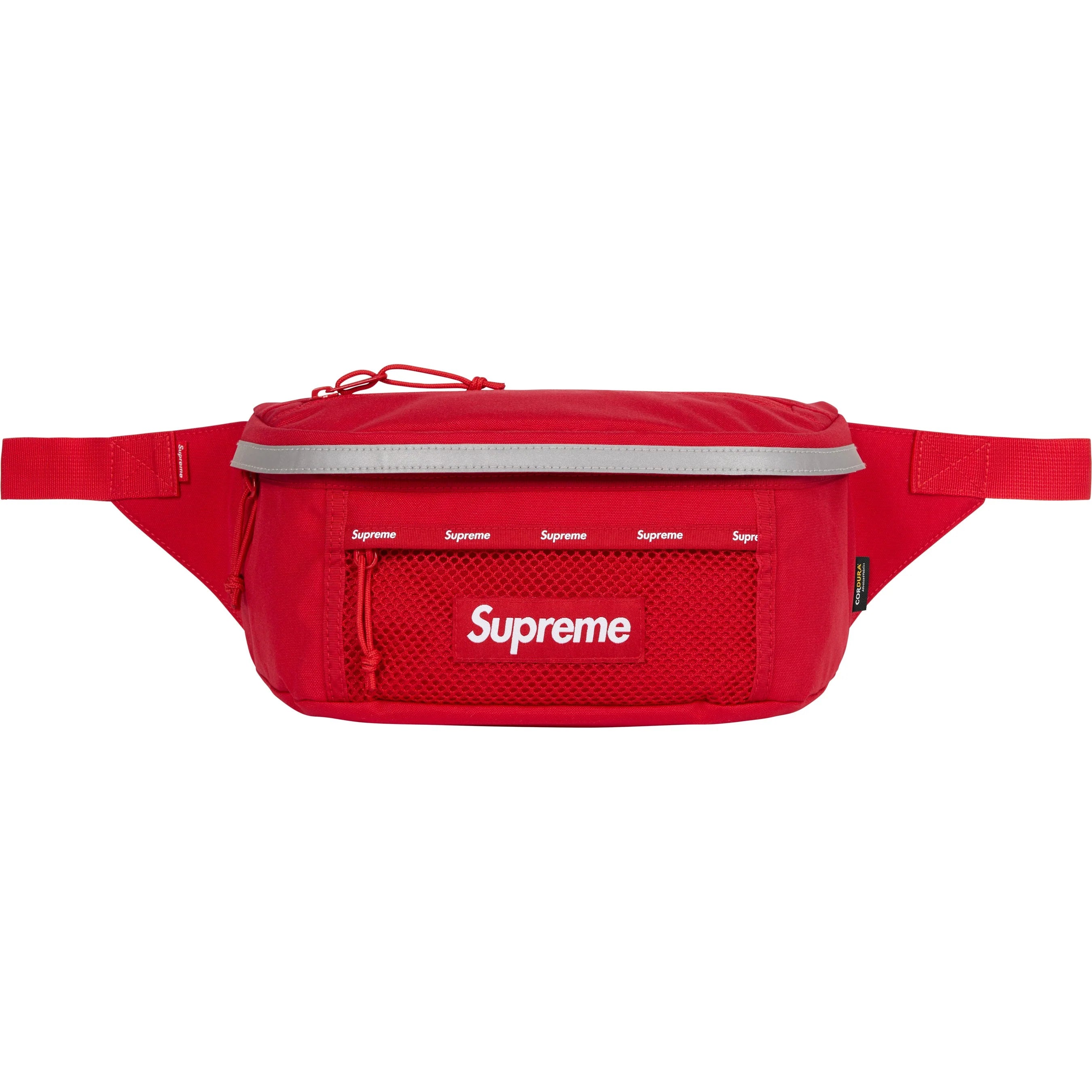 Supreme FW24 Waist Bag - Red Crossbody Fanny Pack for Men & Women - Perfect for Travel, Gym, and Outdoor Activities