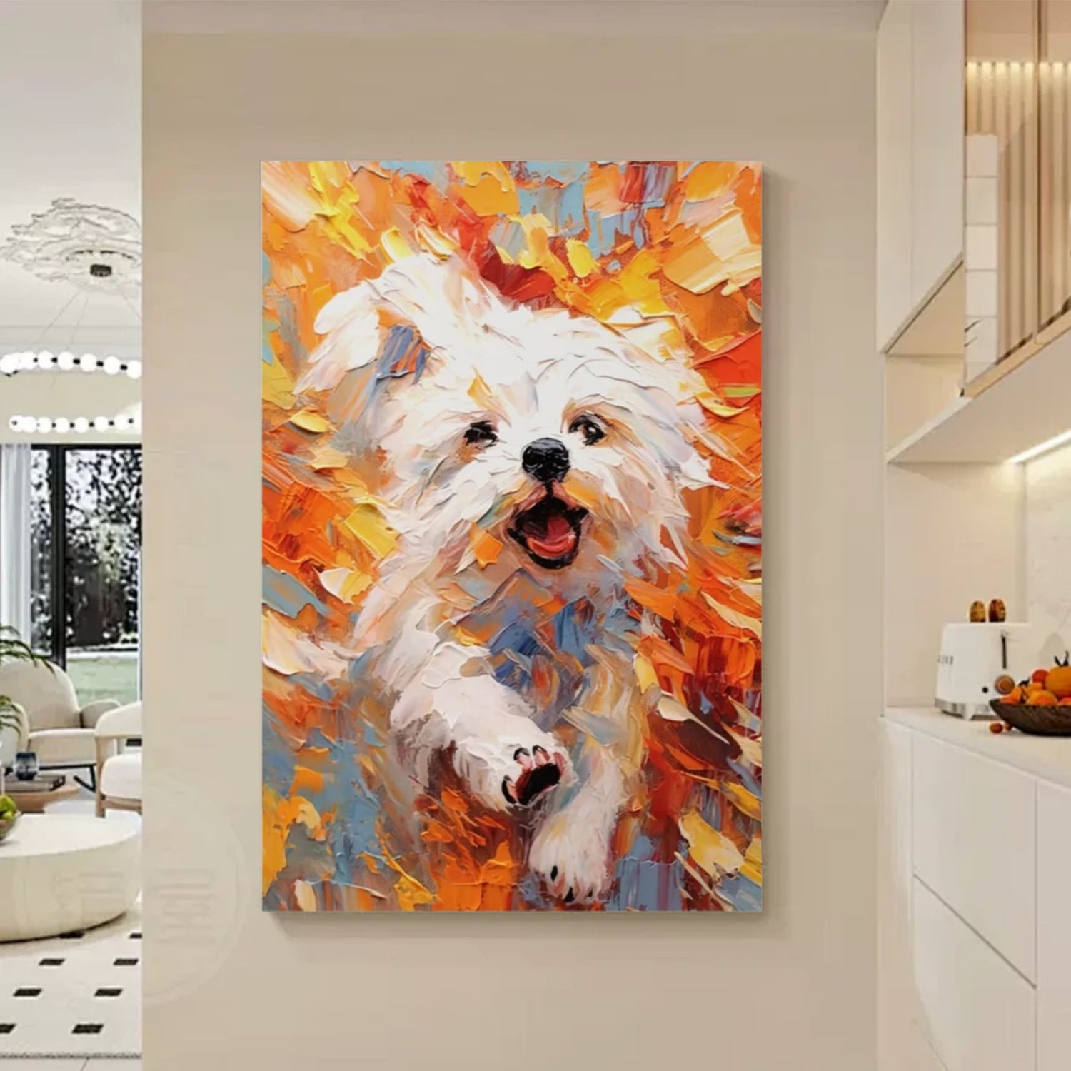 Animal Art Painting #AP138 - Handmade Wildlife Canvas Wall Decor for Living Room, Bedroom & Office