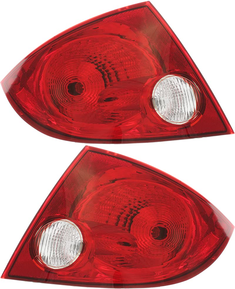 JP Auto Replacement Tail Lights Lamps Set for Chevrolet Chevy Cobalt 2005-2010 - Driver & Passenger Side - Perfect for Night Driving & Enhanced Vehicle Safety