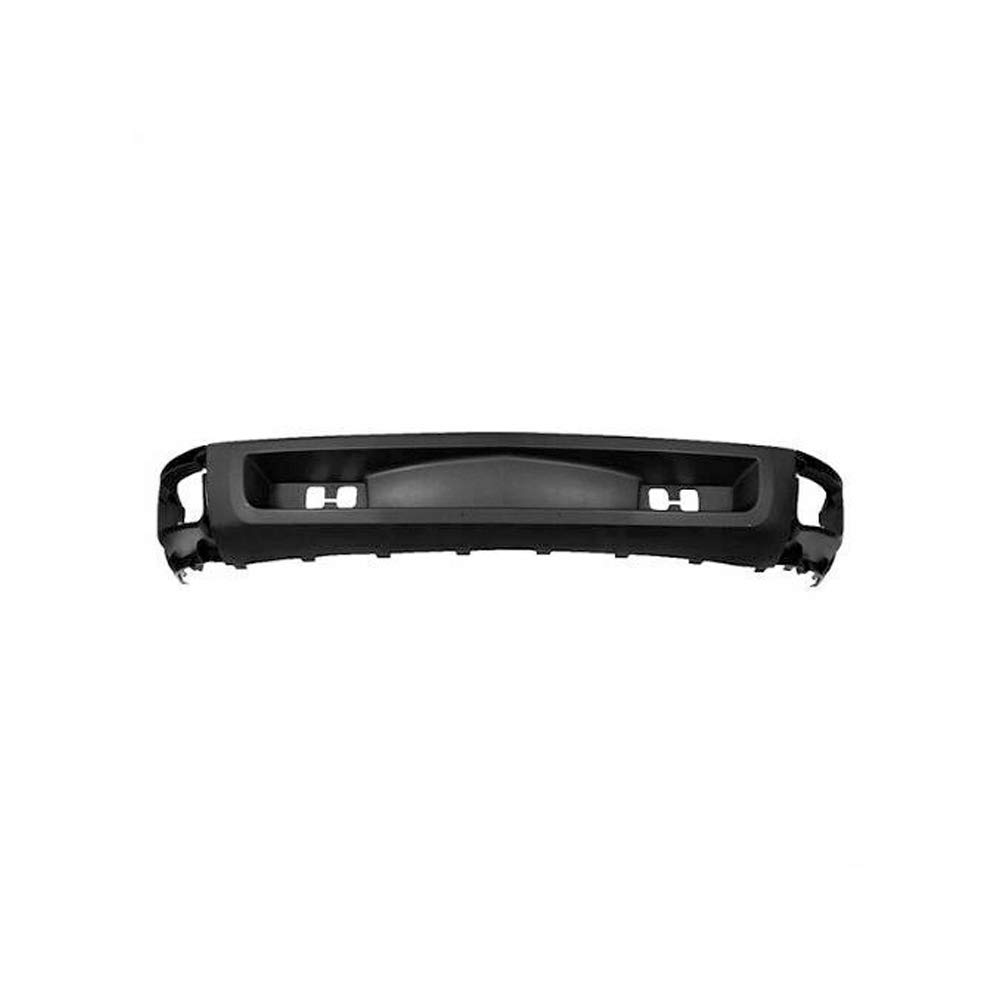 2007-2013 Chevrolet Silverado 1500 Front Bumper Chrome Steel with Lower Valance & Textured Extension - Driver & Passenger Side Bumper Ends (No Fog Light Holes) - Direct Replacement for Enhanced Protection & Style