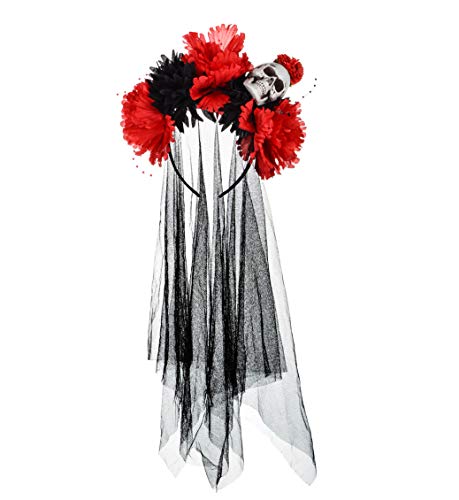 Skull Red and Black