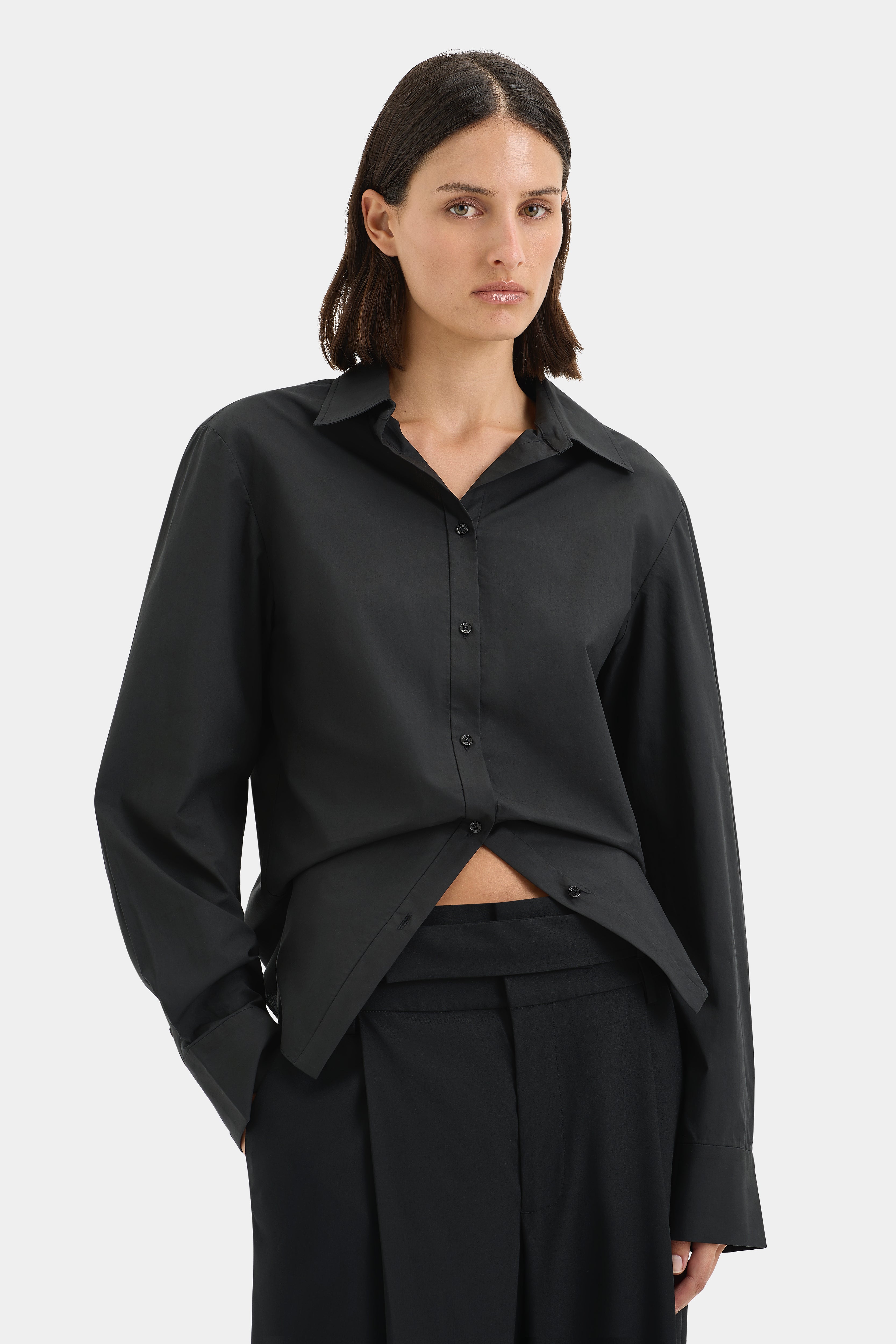 Men's Slim Fit Corso Tie Shirt - Black Dress Shirt for Business & Formal Occasions - Perfect for Office, Weddings & Special Events