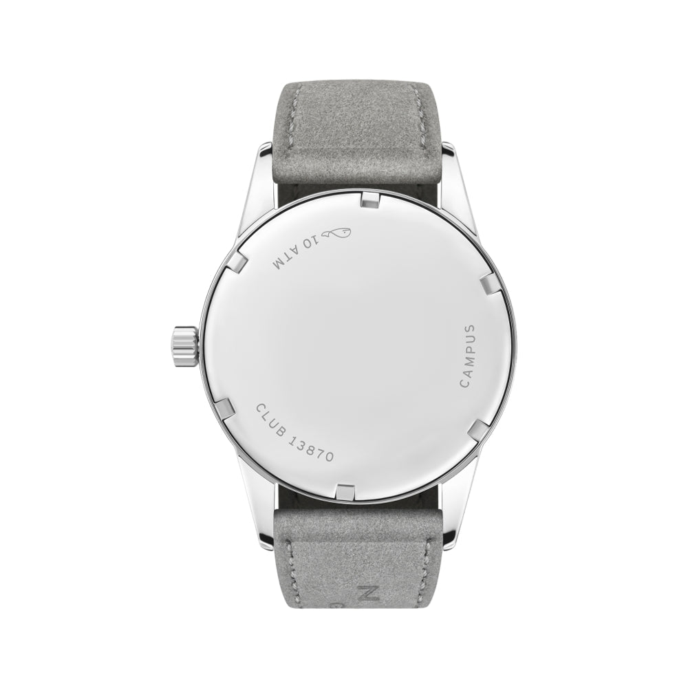Club Campus 38mm Watch - Nonstop Red Leather Strap | Stylish Unisex Timepiece for Everyday Wear & Casual Outfits