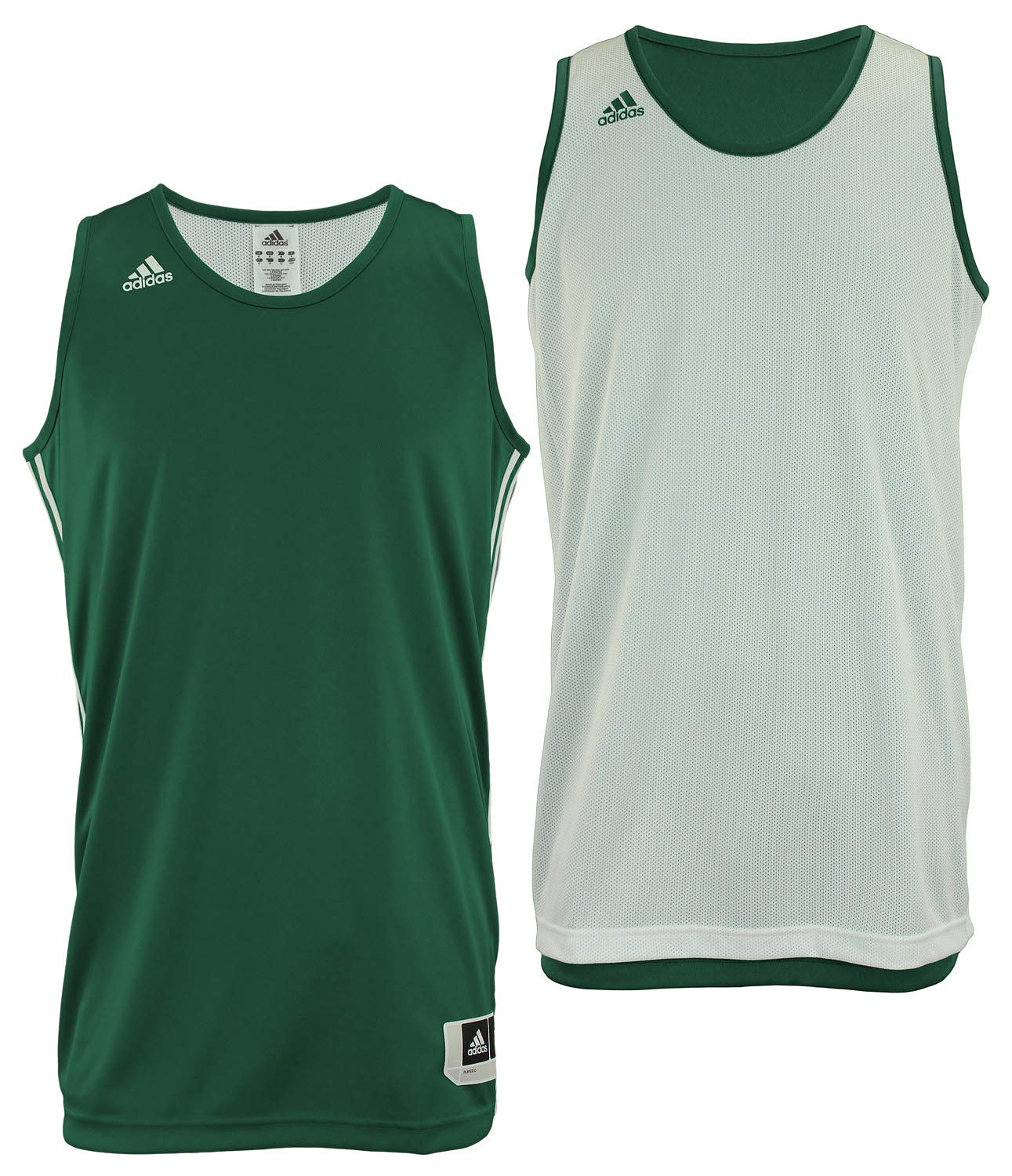 Adidas Men's Reversible Basketball Jersey - Breathable Mesh Practice Shirt for Training & Games | Dri-Fit Performance Apparel for Basketball Players & Fans