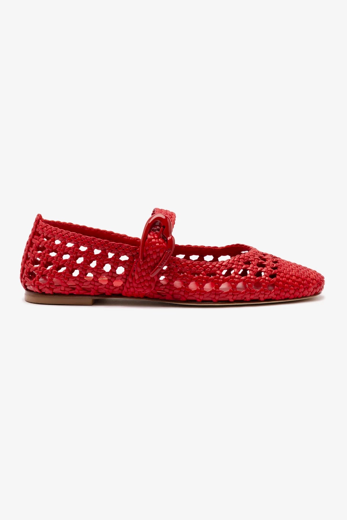 Verona Macrame Ballet Flat Shoes - Women's Comfortable Leather Slip-Ons for Casual Wear & Office Outfits