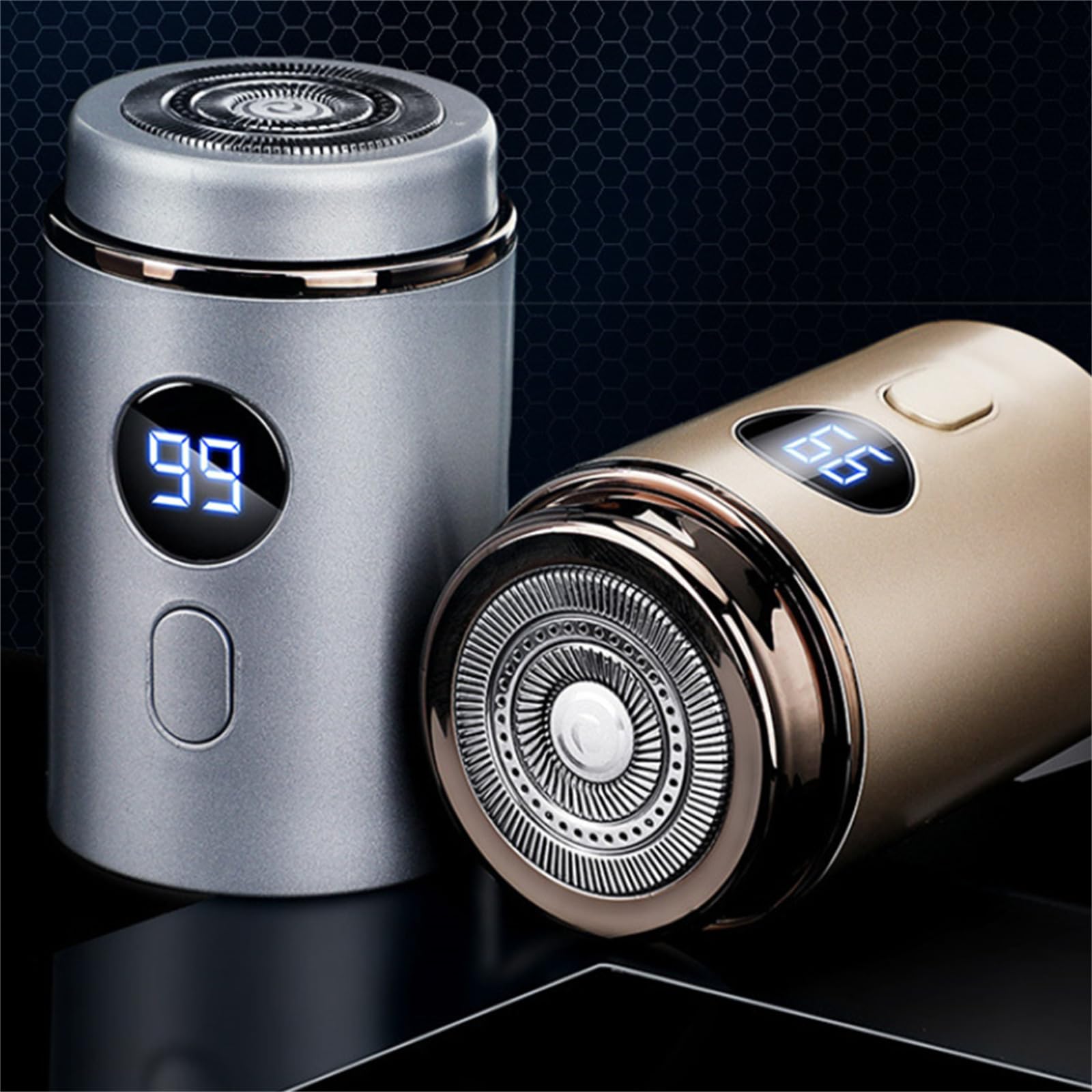Vishopee Mini Portable Electric Shaver - Waterproof Wet/Dry Travel Razor for Men & Women - Compact USB Rechargeable Pocket Shaver for Face, Legs & Body - Perfect for Travel, Gym & On-the-Go Grooming
