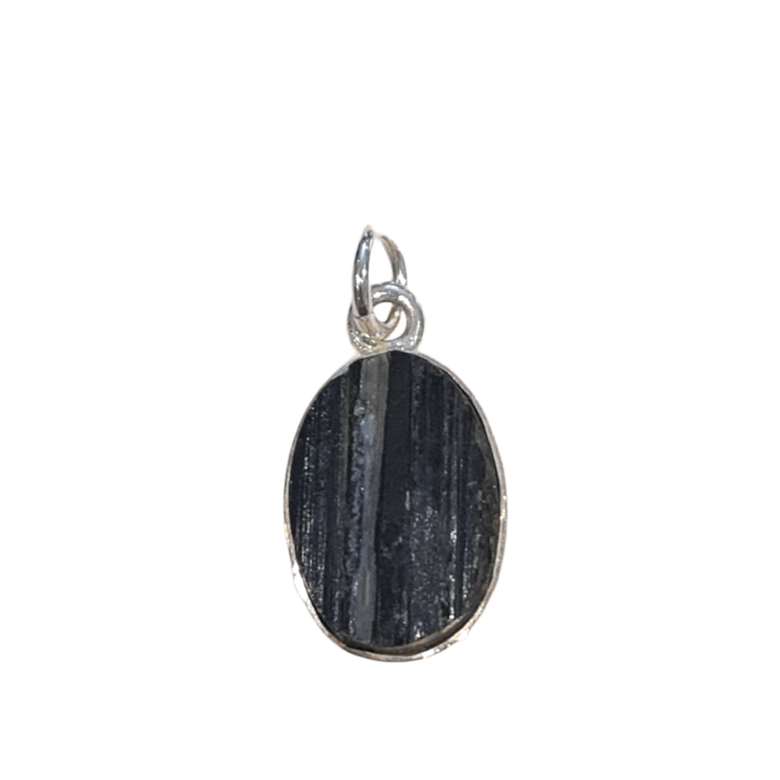 Black Tourmaline Pendant Necklace - Natural Healing Crystal Jewelry for Protection & Energy Cleansing | Perfect for Meditation, Yoga & Spiritual Gifts