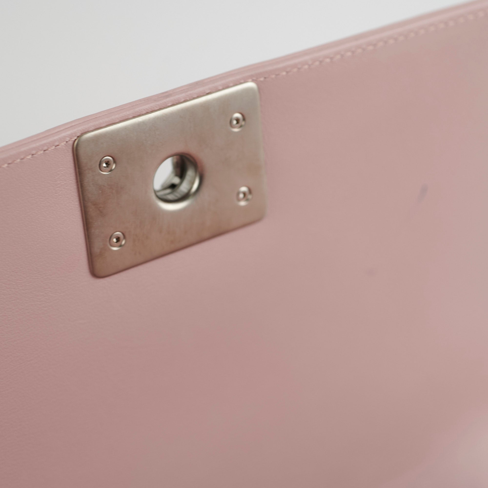Chanel Old Medium Boy Bag in Pink Calfskin Leather - Luxury Crossbody Bag for Women, Perfect for Date Night & Special Occasions