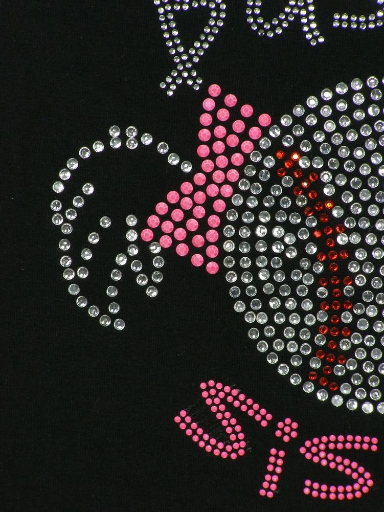 Sparkly Rhinestone Bling Baseball Sister T-Shirt for Women - Trendy Black Graphic Tee for Casual Wear, Game Day & Sisterhood Events