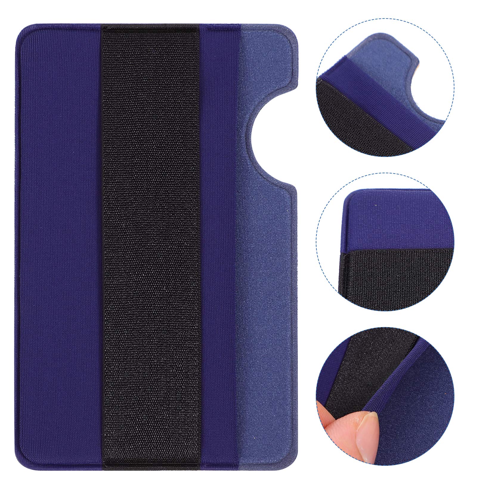 Hemobllo 1pc Sticky Phone Wallet - Slim Card Holder for iPhone & Android - Stick-On Back Pocket for Credit Cards, ID, Cash - Perfect for Women's Travel, Gym & Everyday Use