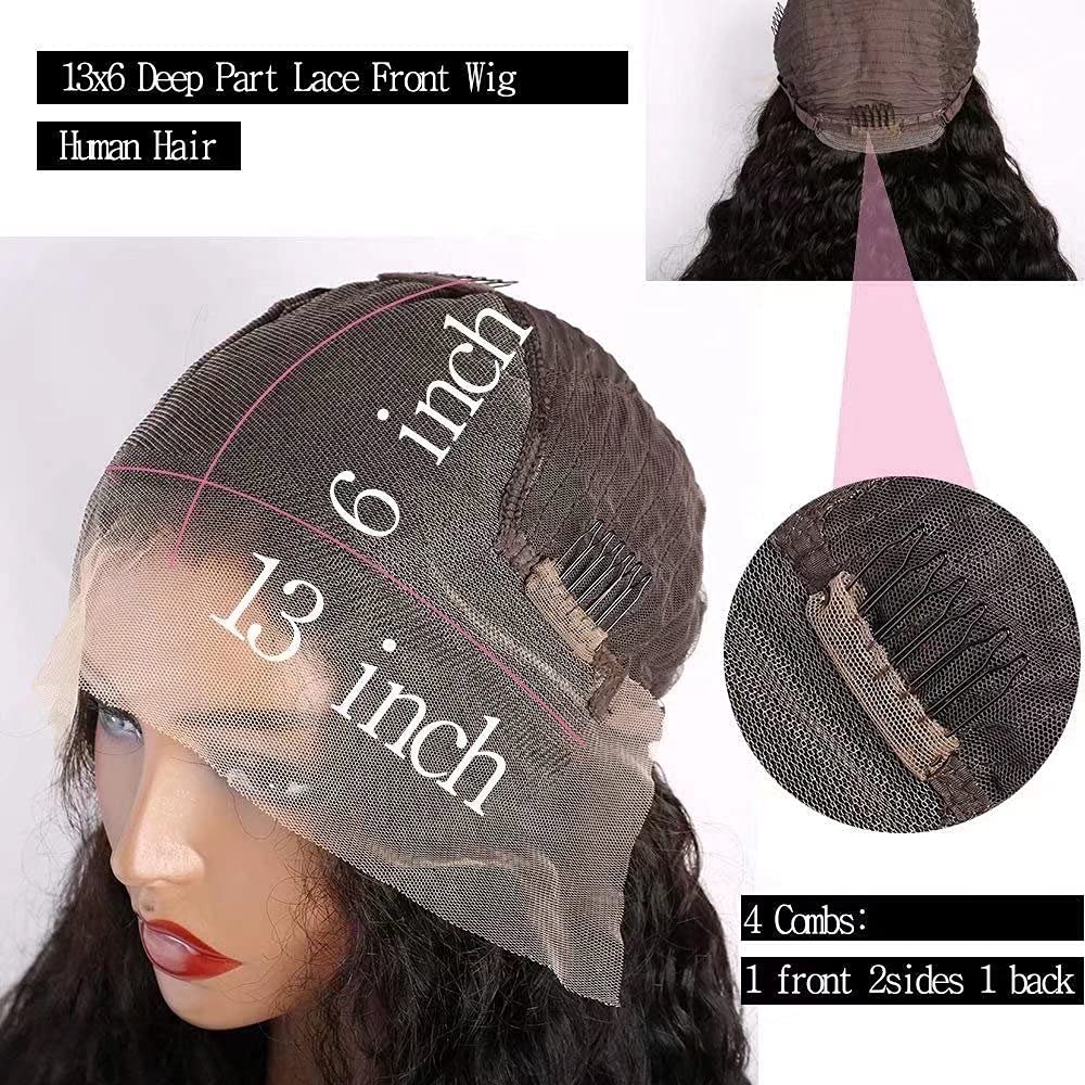 Short Bob Wavy Human Hair Lace Front Wig - 10Inch Brazilian Body Wave HD Invisible 13x6 Lace Frontal Wig with Pre-Plucked Bleached Knots (Glueless) for Black Women | Perfect for Daily Wear, Cosplay & Special Occasions