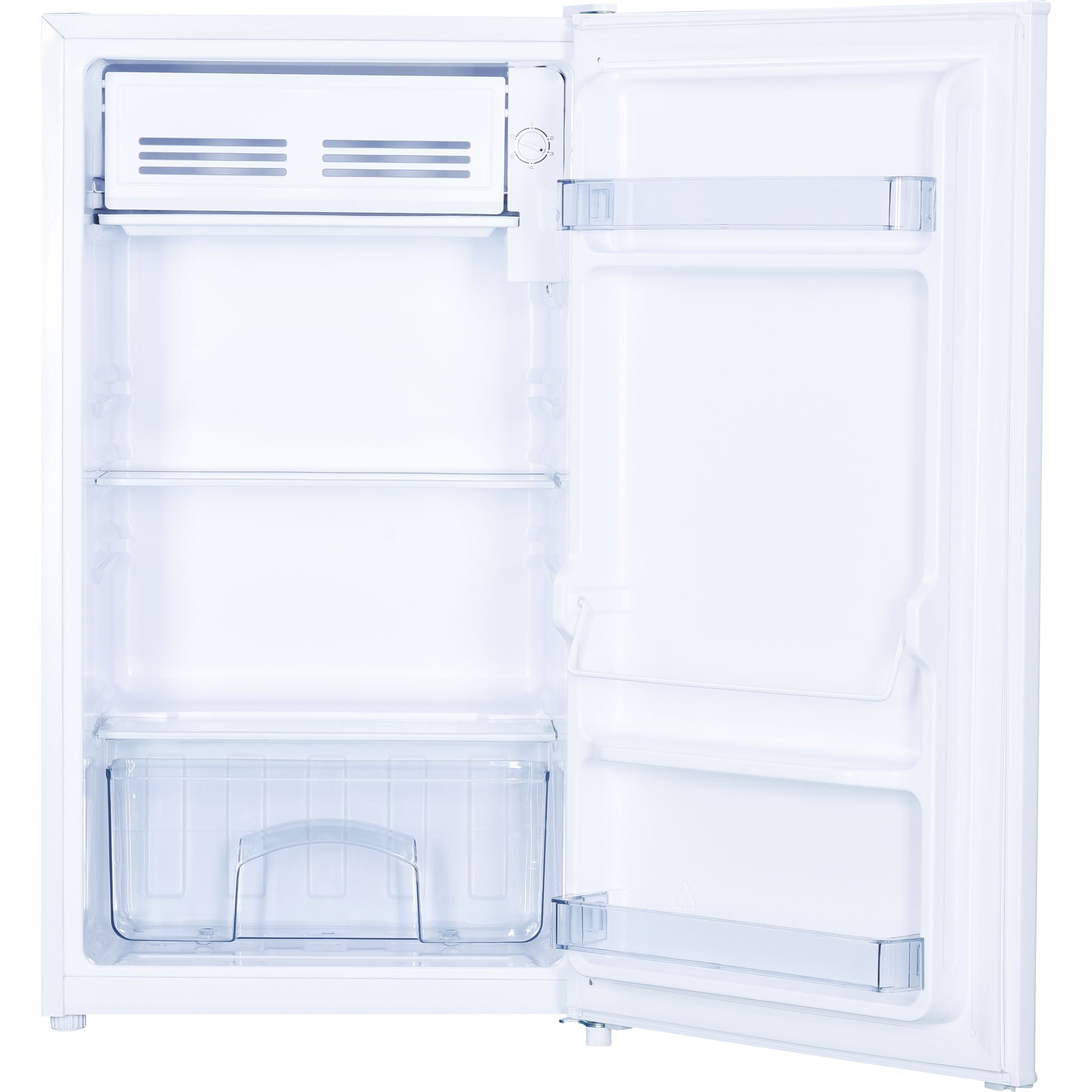 Danby Compact Fridge 3.3 Cu.Ft Mini Refrigerator with Freezer - Energy Efficient, Quiet Operation, Adjustable Shelves (DCR033B2WM, White) - Perfect for Dorm Rooms, Offices, Apartments & Small Spaces